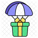 Flying gift  Icon