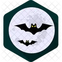Flying halloween bat  Icon