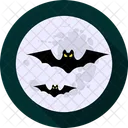 Flying halloween bat  Icon