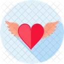 Flying heart  Icon