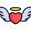 Flying Heart Heart Wings Love Wings Icon