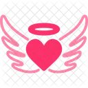 Flying Heart Love Flight Icon