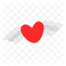 Flying heart  Icon