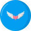 Flying heart  Icon