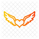 Flying Heart Heart Wings Love Wings Icon