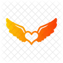 Flying Heart Heart Wings Love Wings Icon