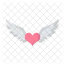 Flying Heart Heart Wings Love Wings Icon