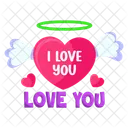 Flying heart  Icon