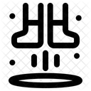 Flying Superhero Comic Icon