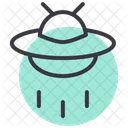 Flying Saucer Ufo Icon