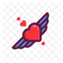 Valentine Icon In Filled Outline Version Icon