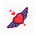 Flying Love  Icon