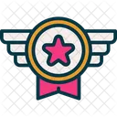 Flying Medal  Icon