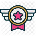 Flying Medal Gaming Award Gamming Medal Icon