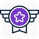 Flying Medal  Icon