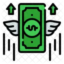 Flying Money  Icon