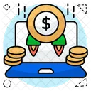 Flying Money  Icon