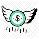 Flying Money  Icon