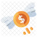 Flying Money  Icon