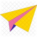 Flying Paper Plane Sending Message Paper Plane Icon