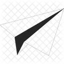 Flying Paper Plane Sending Message Paper Plane Icon