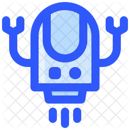 Flying Robot  Icon