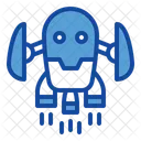 Flying Robot Icon