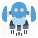 Flying Robot Icon