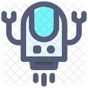 Robot Hand Claw Icon
