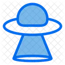Flying Saucer Ufo Spaceship Icon