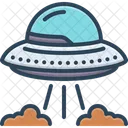 Flying Saucer Ufo Spaceship Icon