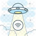 Wifi Ufo Abduction Icon