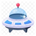 Ufo Alien Ship Flying Saucer Icon