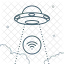 Abduction Flying Saucer Not Found Icon