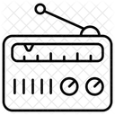 Fm Radio Frequency Modulation Radio Broadcasting Icône
