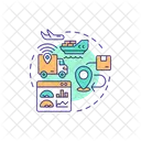 FMS for logistics  Icon