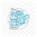 Fleet Management System Supply Chain Management Transportation Management System Icono