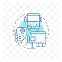 Fleet Management System Car Fleet Management Public Transit Icône