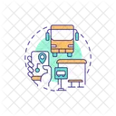 Fleet Management System Car Fleet Management Public Transit Icône