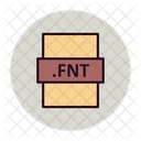 File Type Fnt File Format Icône
