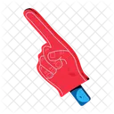 Foam Hand Foam Finger Foam Glove Icon