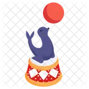 Foca de circo  Icono