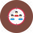 Target Audience Customer Focus Customer Segmentation Icon