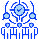 Target Audience Customer Focus Customer Segmentation Icon