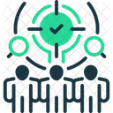 Target Audience Customer Focus Customer Segmentation Icon