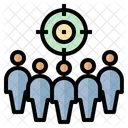 Focus Group Niche Market Target Audience Icon