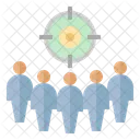 Focus Group Niche Market Target Audience Icon