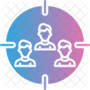 Target Audience Customer Focus Customer Segmentation Icon