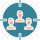 Target Audience Customer Focus Customer Segmentation Icon