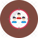 Target Audience Customer Focus Customer Segmentation Icon